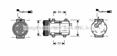AVA QUALITY COOLING fdak280 -  Компрессор, кондиционер